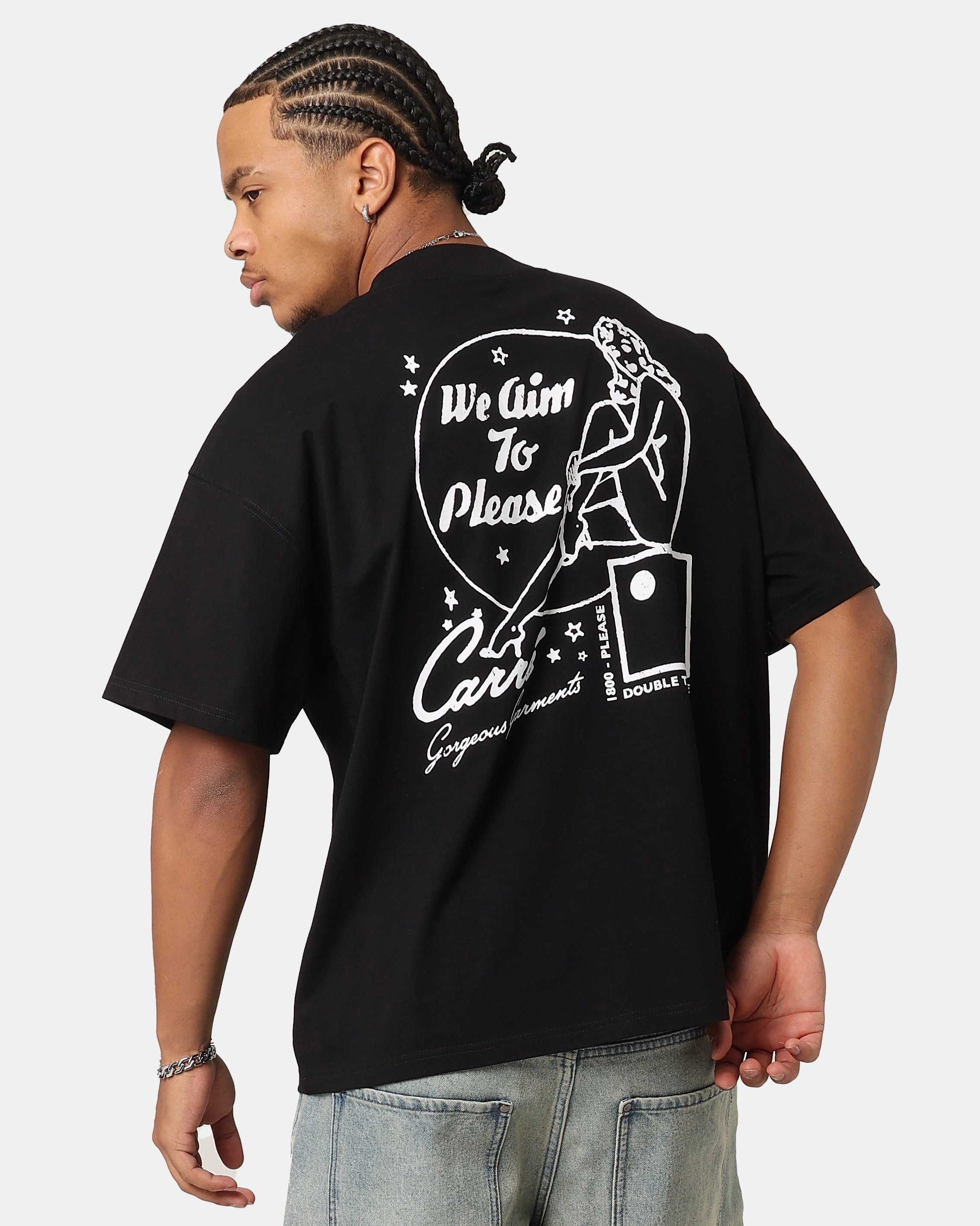 Carre Double Trouble T-Shirt Black MidweightJersey