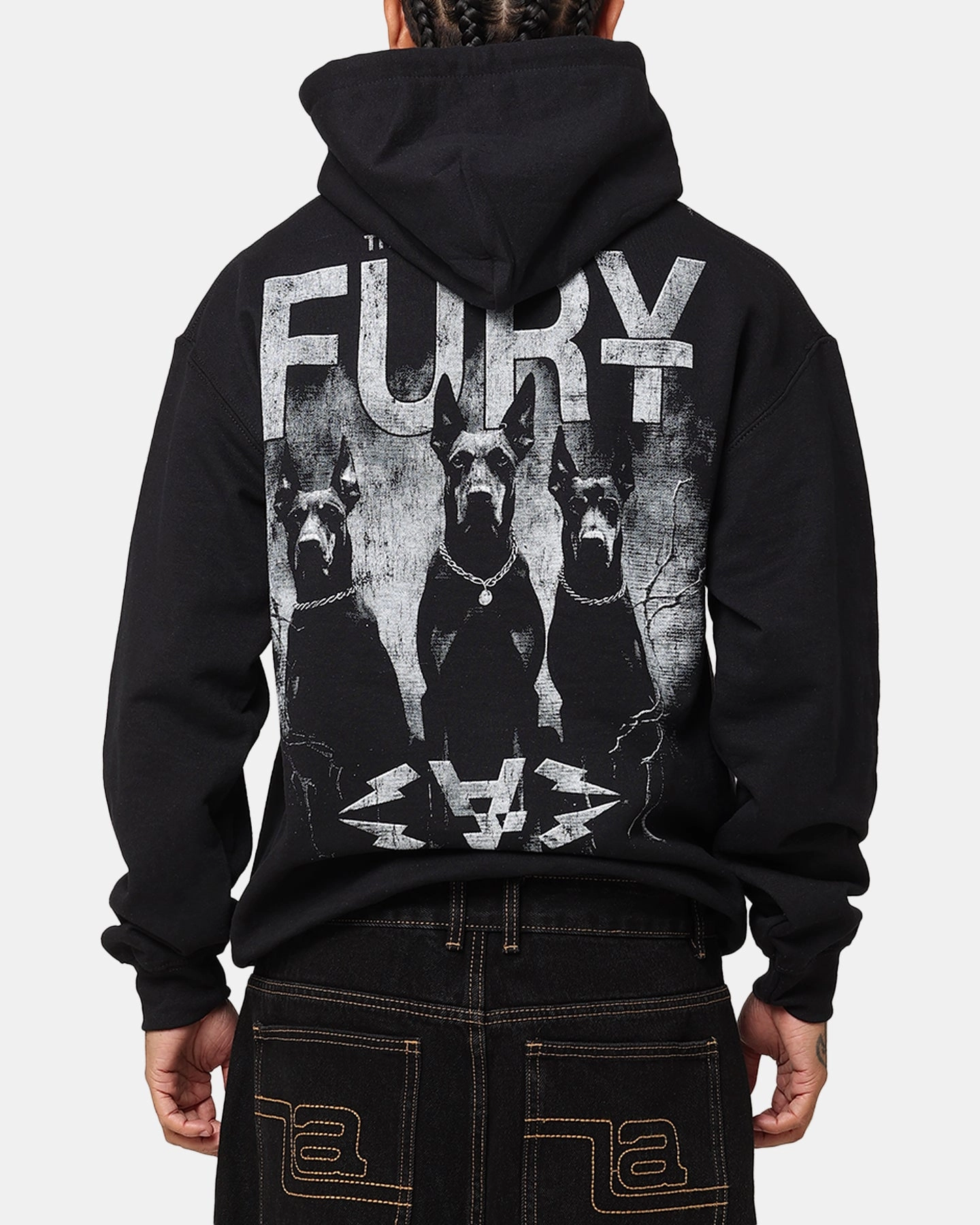 The Anti Order Fury Hoodie Black Moisture Wicking Material