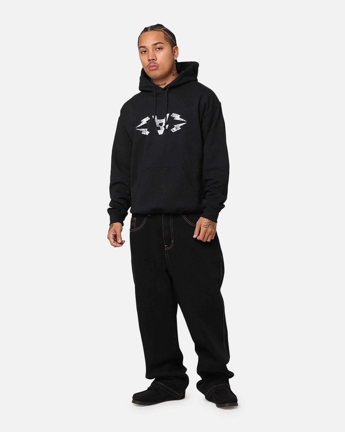 UV Protective Layer FlexibleRibbedTrims The Anti Order Fury Hoodie Black