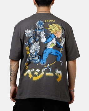 Breathable3DKnit Contrast Stitch Accent Bioworld Dragon Ball Z Cell Games Saga Vegeta T-Shirt Pepper