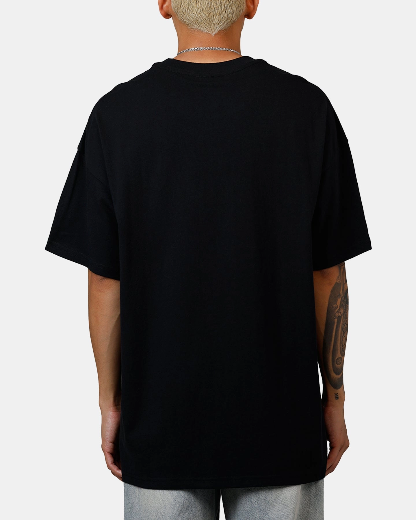 Mitchell & Ness Los Angeles Dodgers Soaring T-Shirt Black Compact Weave Fabric MultiLayer Stitching