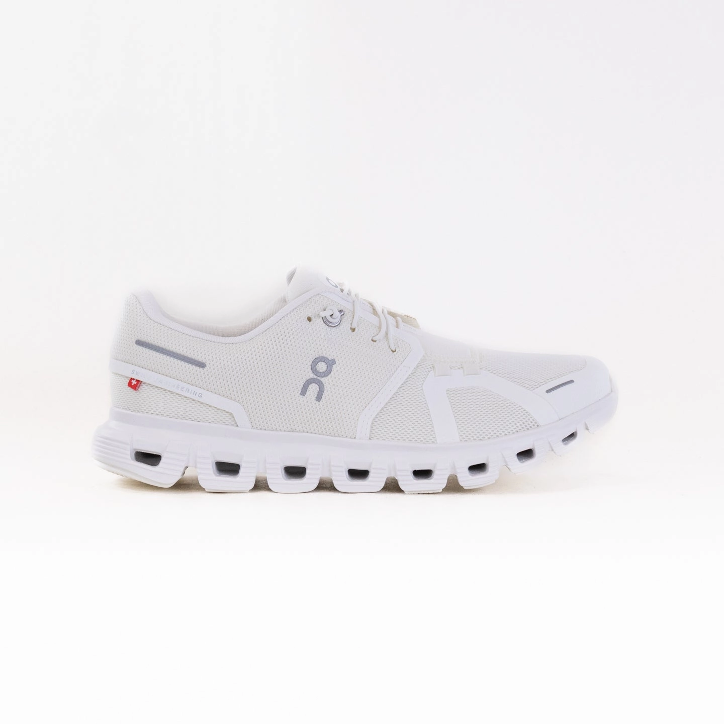 On Cloud 6 (Men's) - White/White outdoor running footwear
