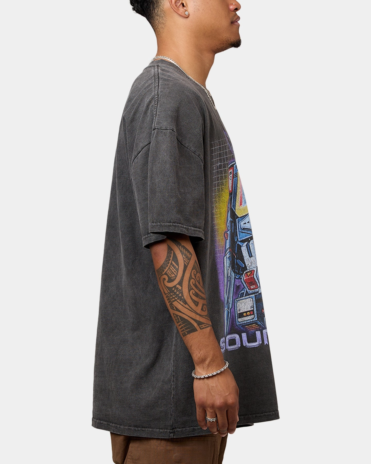 PunctureResistantReinforcement Goat Crew X Transformers Soundwave T-Shirt Black Wash