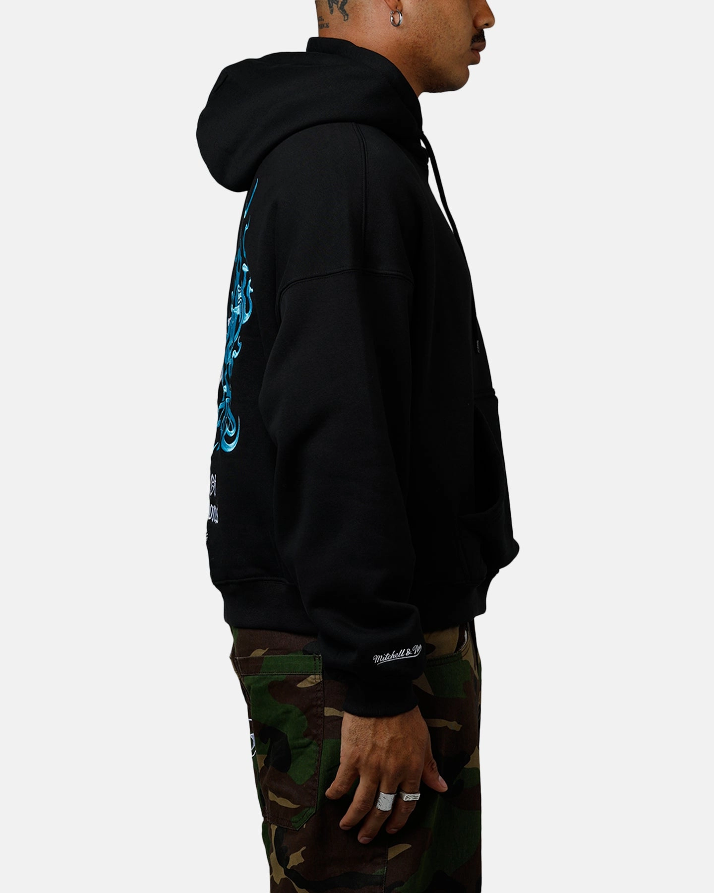 Mitchell & Ness Los Angeles Lakers City Of Champions Hoodie Black ButterySoftTextile