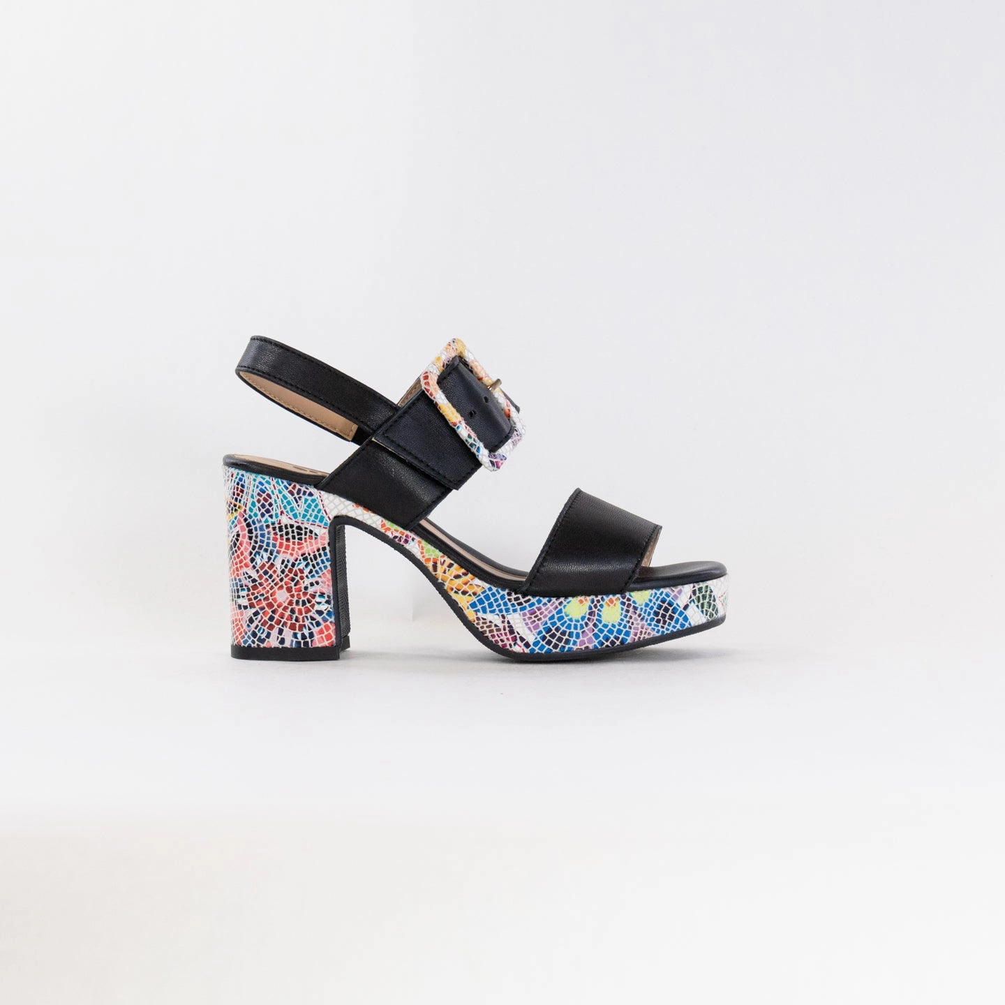 Spring Step Azucar (Women's) - Black Multi Dynamic flex Sporty Style