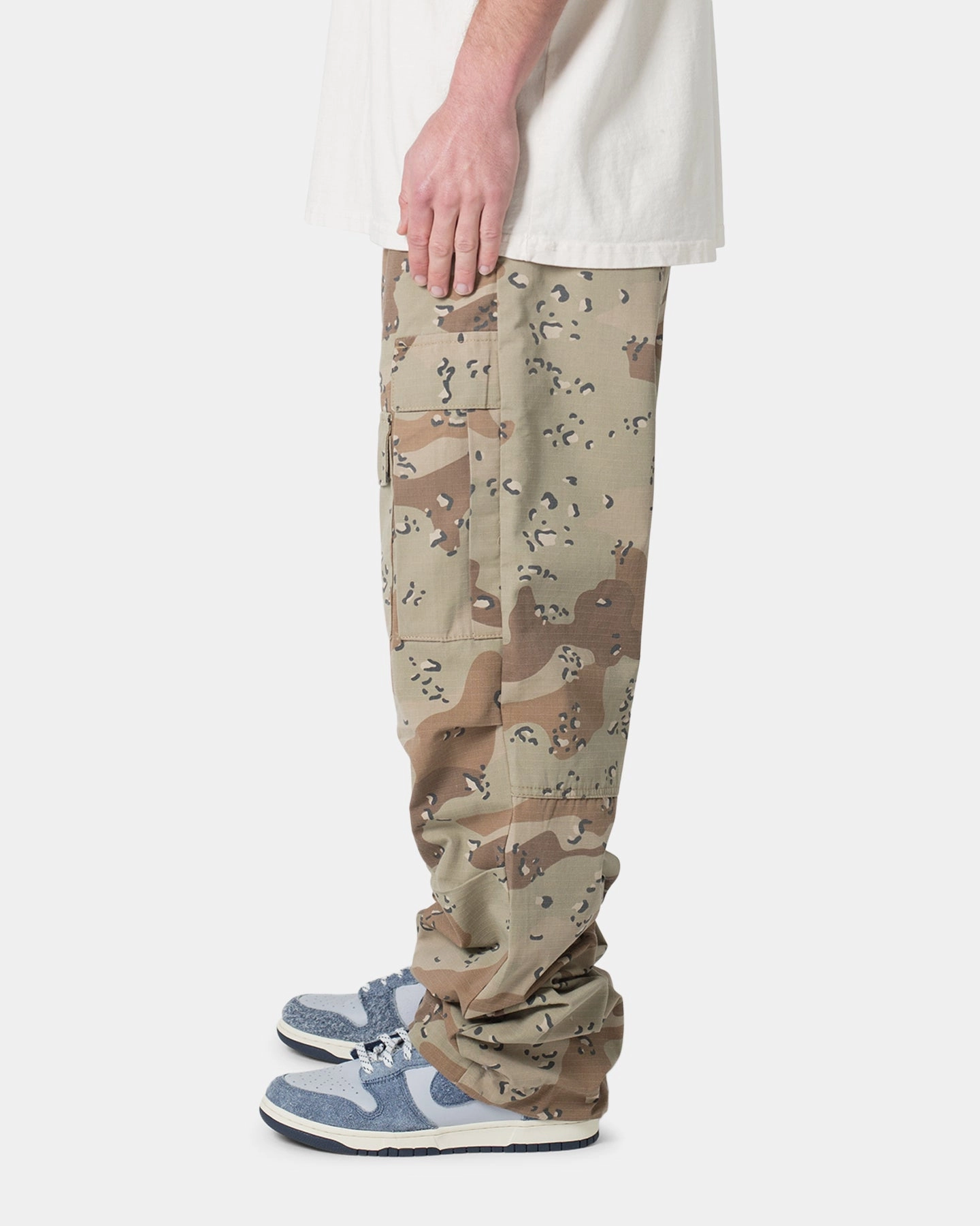 MNML Ultra Baggy Cargo Pants Desert Camo Ultimate Wear Quick Wear Fit