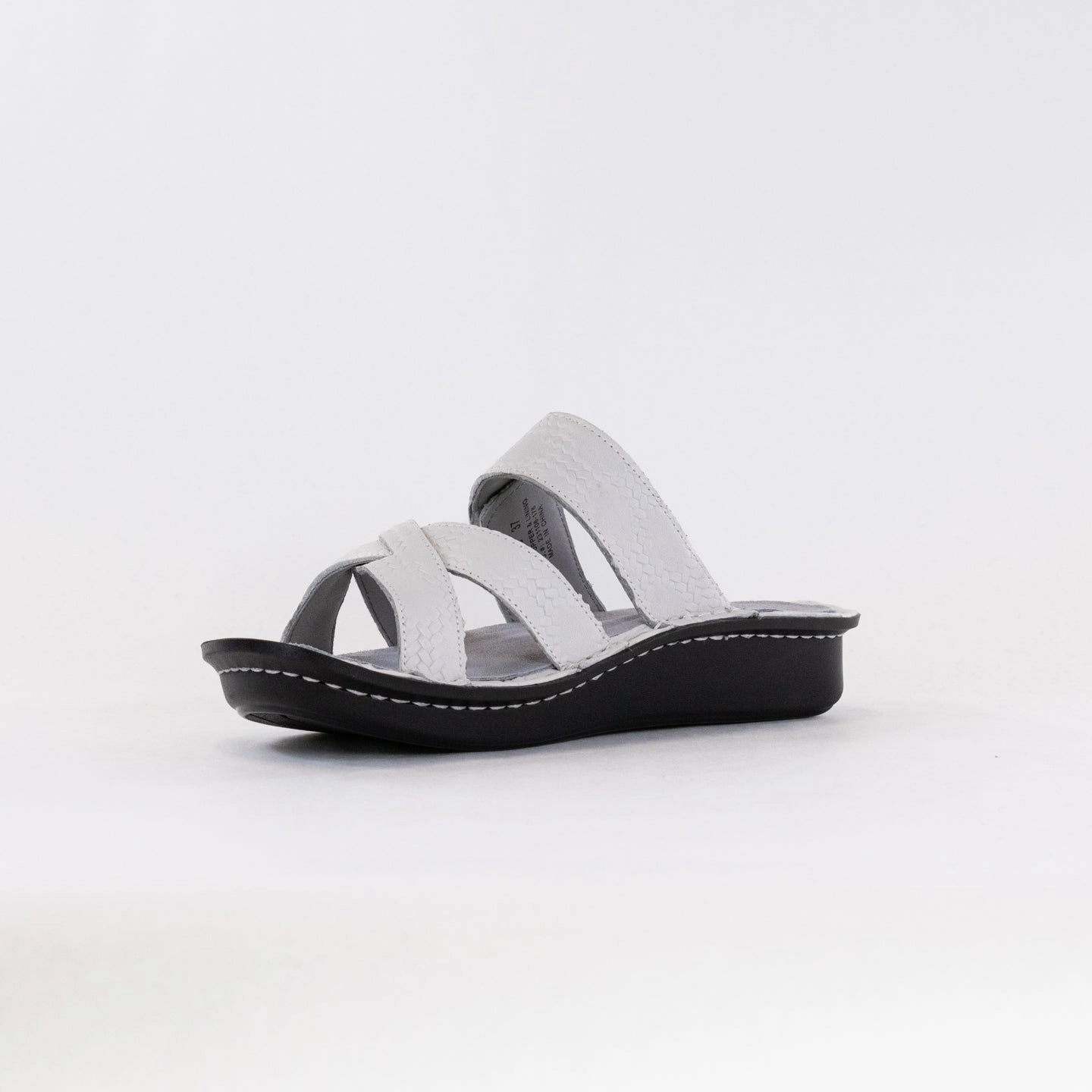 Alegria Victoriah (Women's) - Basketry White Easy-to-Wear Shoes Embroidered