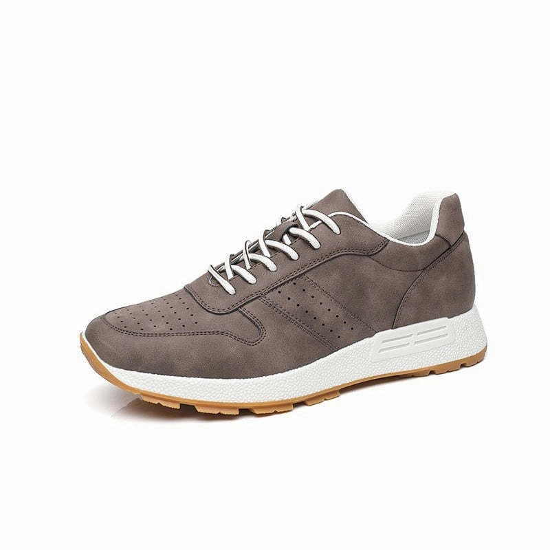 Thermoformed Heel Cup West Louis? Leather Comfy Walking Jogging Sneakers