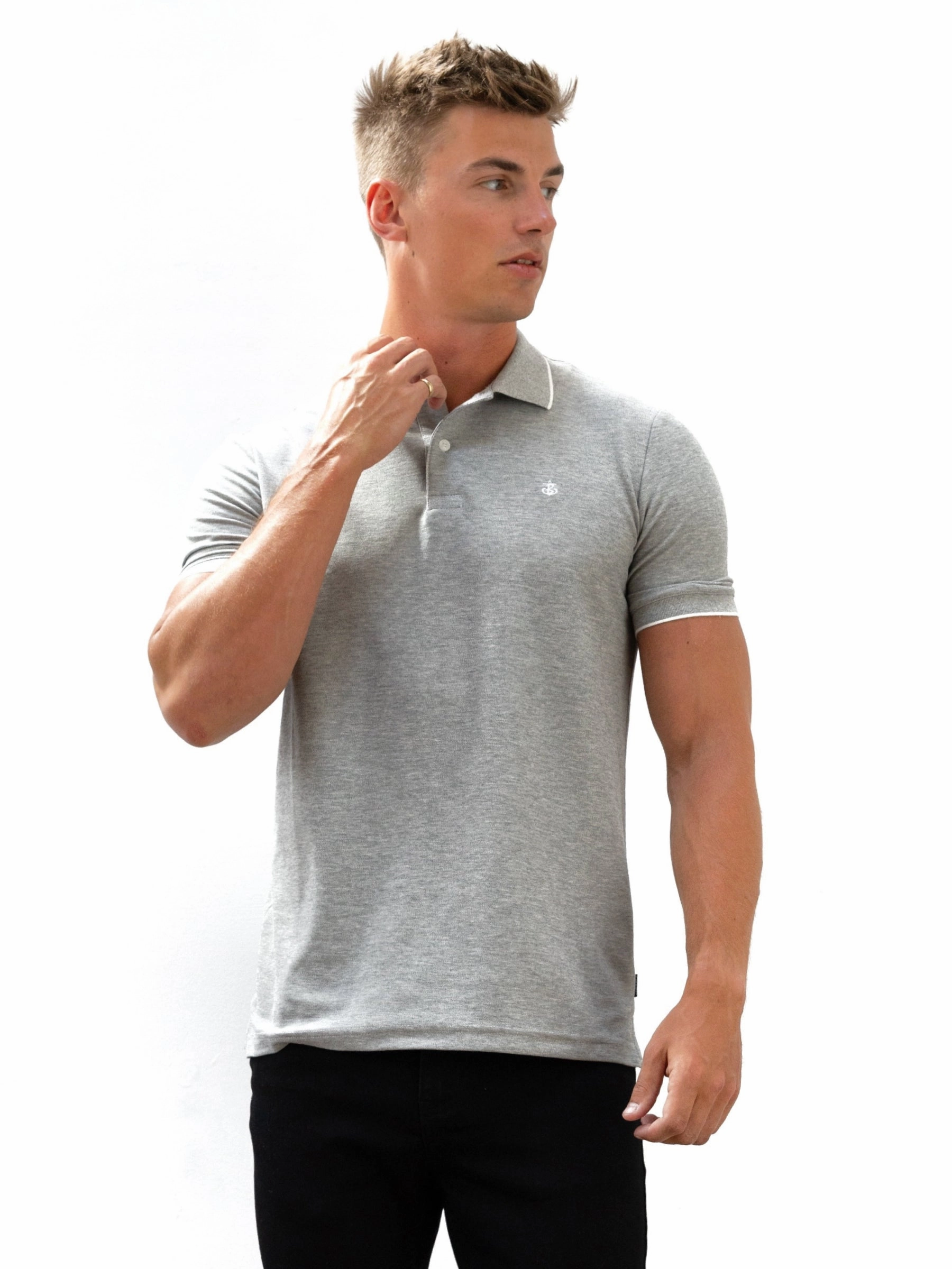 Road Trip Ready Youth fashion Sonoma Polo Shirt - Grey