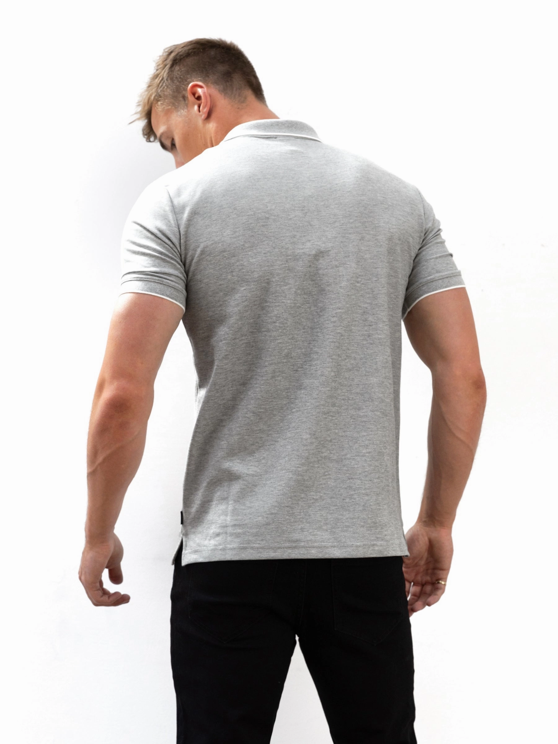 Sonoma Polo Shirt - Grey Active Fit