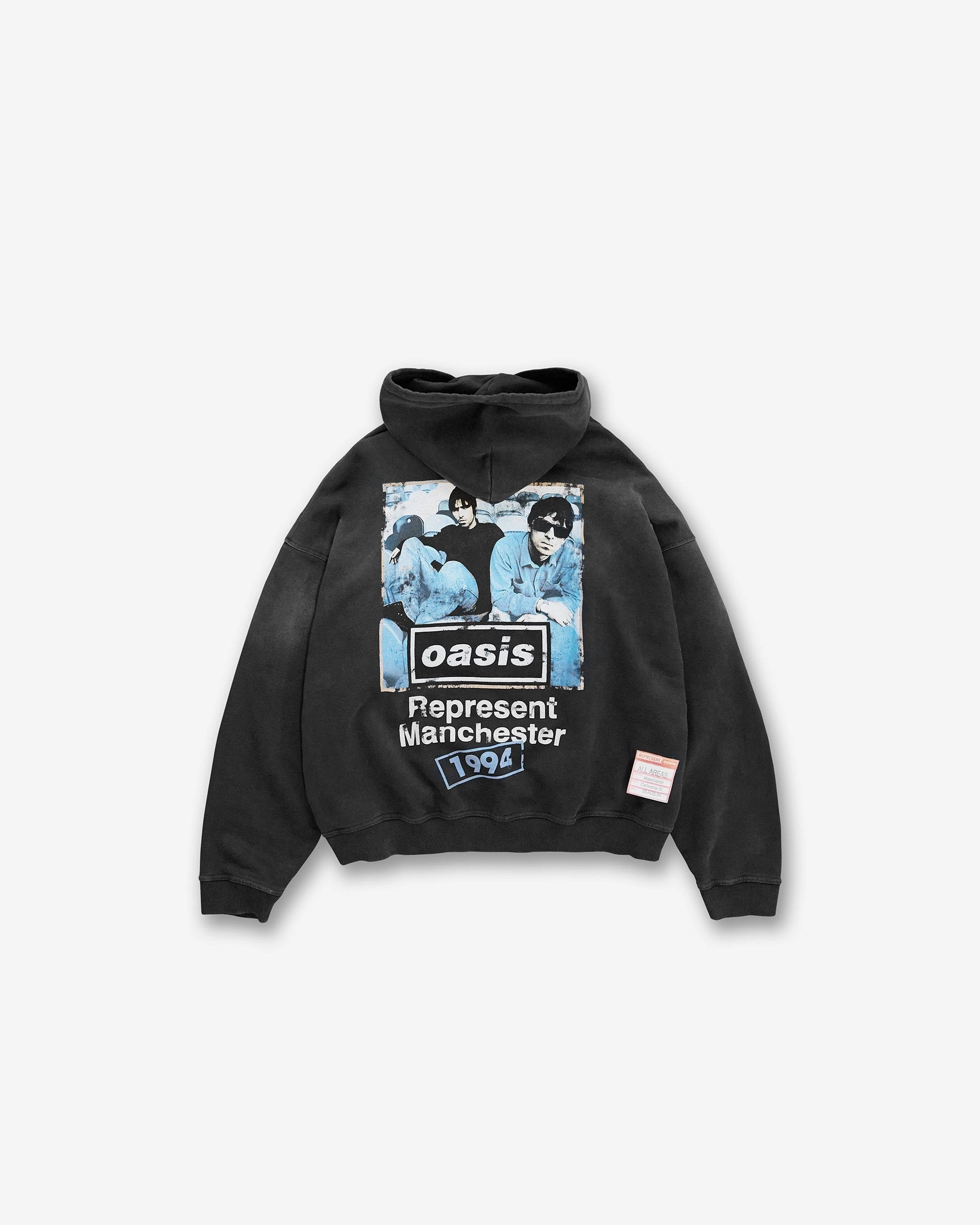 Carnival wear Represent X Oasis Maine Road Hoodie - Washed Black