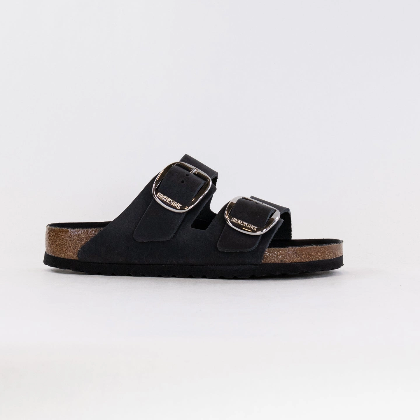 Birkenstock Arizona Big Buckle (Women's) - Black Leather Fast Fit Slim Profile