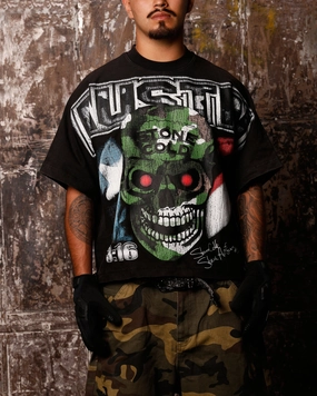 Loiter X WWE Stone Cold Vintage T-Shirt Vintage Black BambooBlend