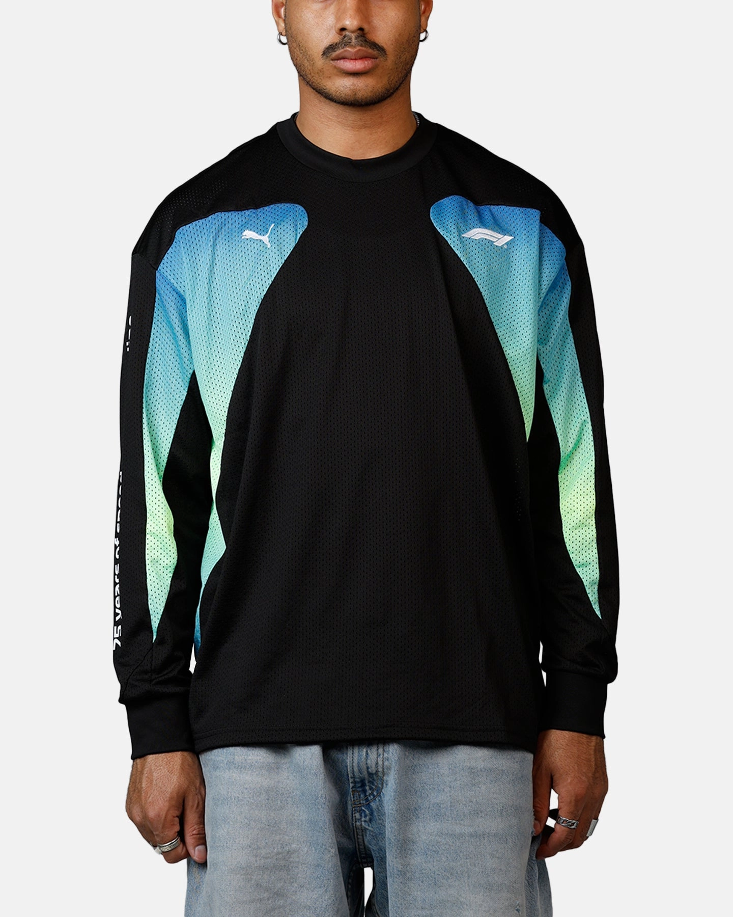 Puma X F1 Long Sleeve T-Shirt Black QuickDry