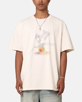 NonRestrictiveCollar American Thrift X Pixar Heavyweight T-Shirt Off White