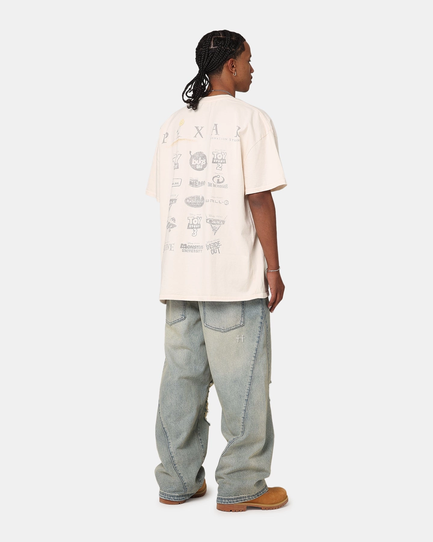 American Thrift X Pixar Heavyweight T-Shirt Off White AntiStatic Treatment