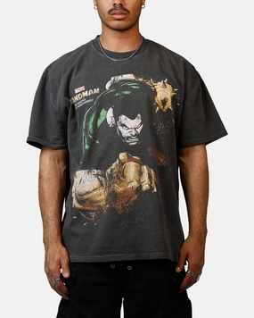Goat Crew Marvel Sinister Six Sandman Heavyweight T-Shirt Black Wash MultiPocket Configuration