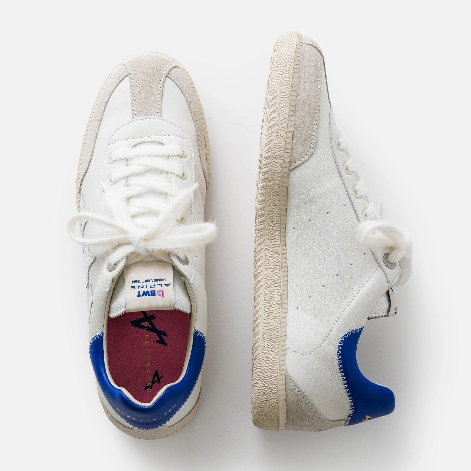 Quick Boost Alpine Formula One Team White   Blue Sneaker - Men's