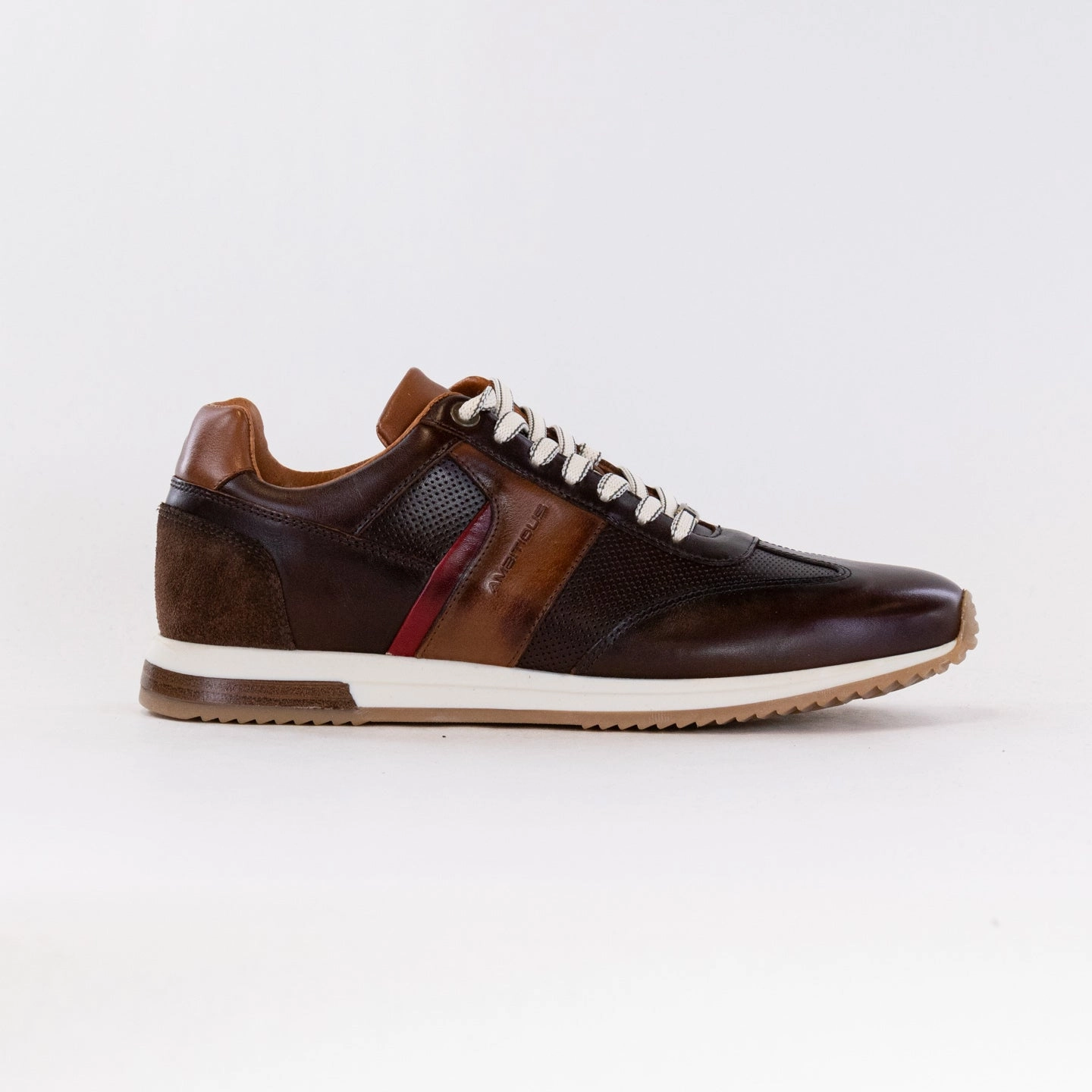 Non Marking Outsole Ambitious Slow Classic Sneaker (Men's) - TD Moro - Dark Brown Leather