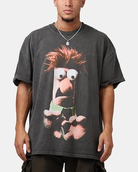Thermal Insulation Tech American Thrift Disney The Muppets Beaker Heavyweight T-Shirt Black Wash