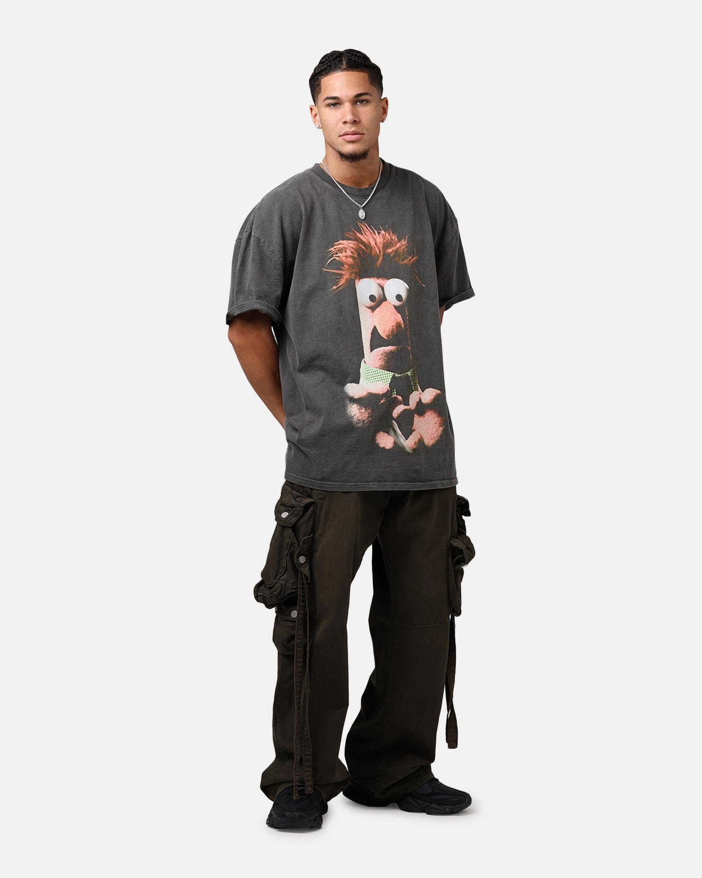 Biodegradable Fiber American Thrift Disney The Muppets Beaker Heavyweight T-Shirt Black Wash