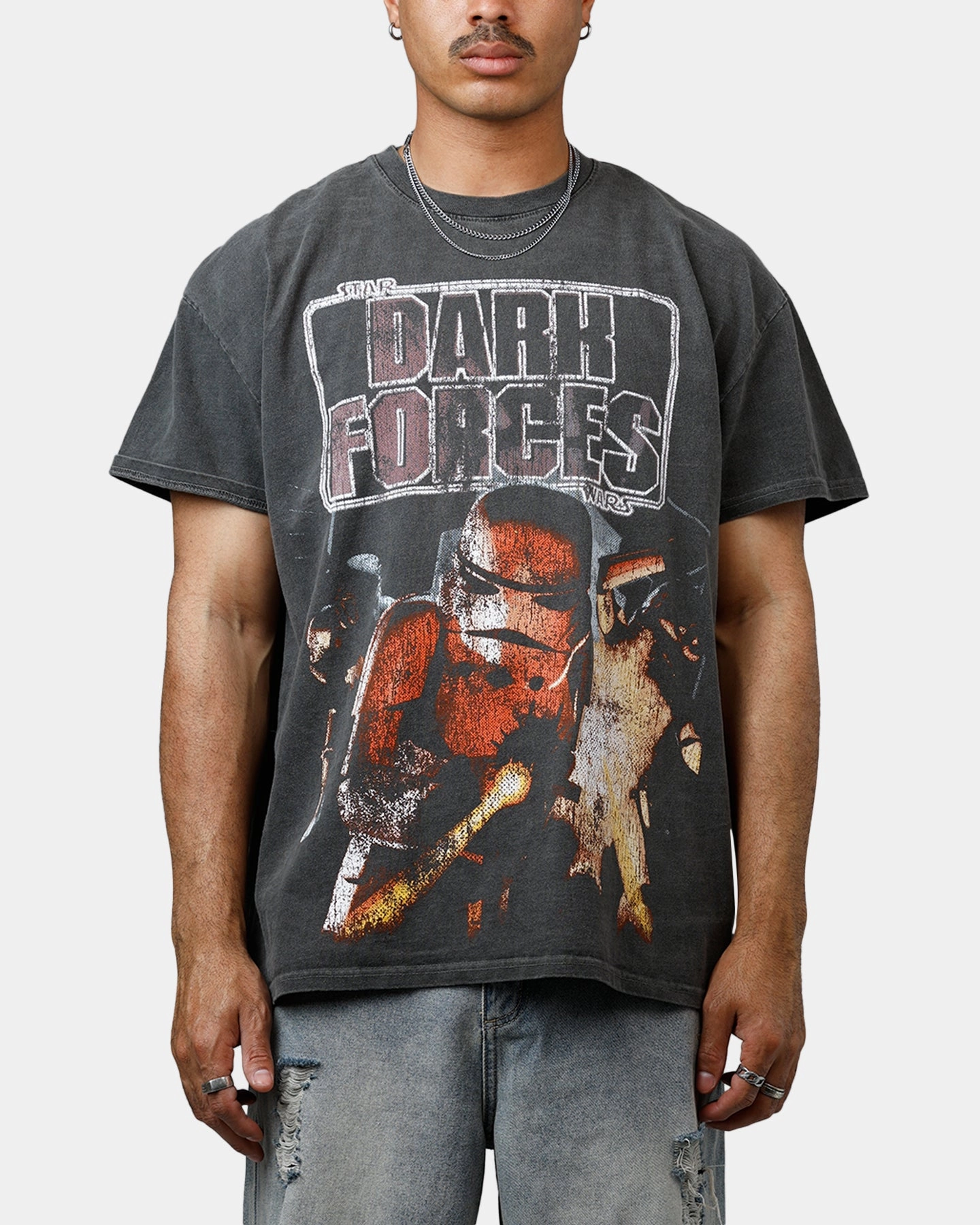 Architectural Tailoring GarmentWashed Softness American Thrift Star Wars Battlefront Dark Forces Heavyweight T-Shirt Black Wash