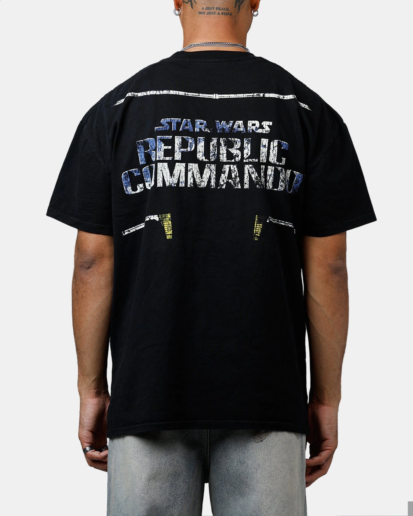 MinimalistCut Reflective Detailing American Thrift Star Wars Battlefront Republic Commando Heavyweight T-Shirt Black