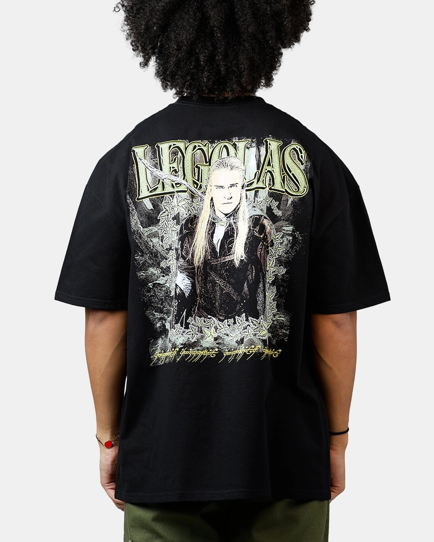 American Thrift X The Lord Of The Rings Legolas Heavyweight T-Shirt Black ErgonomicShape