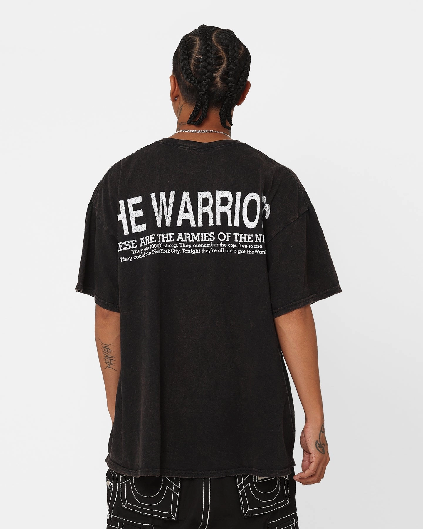 American Thrift X The Warriors Warriors Night T-Shirt Black Wash TaglessComfort