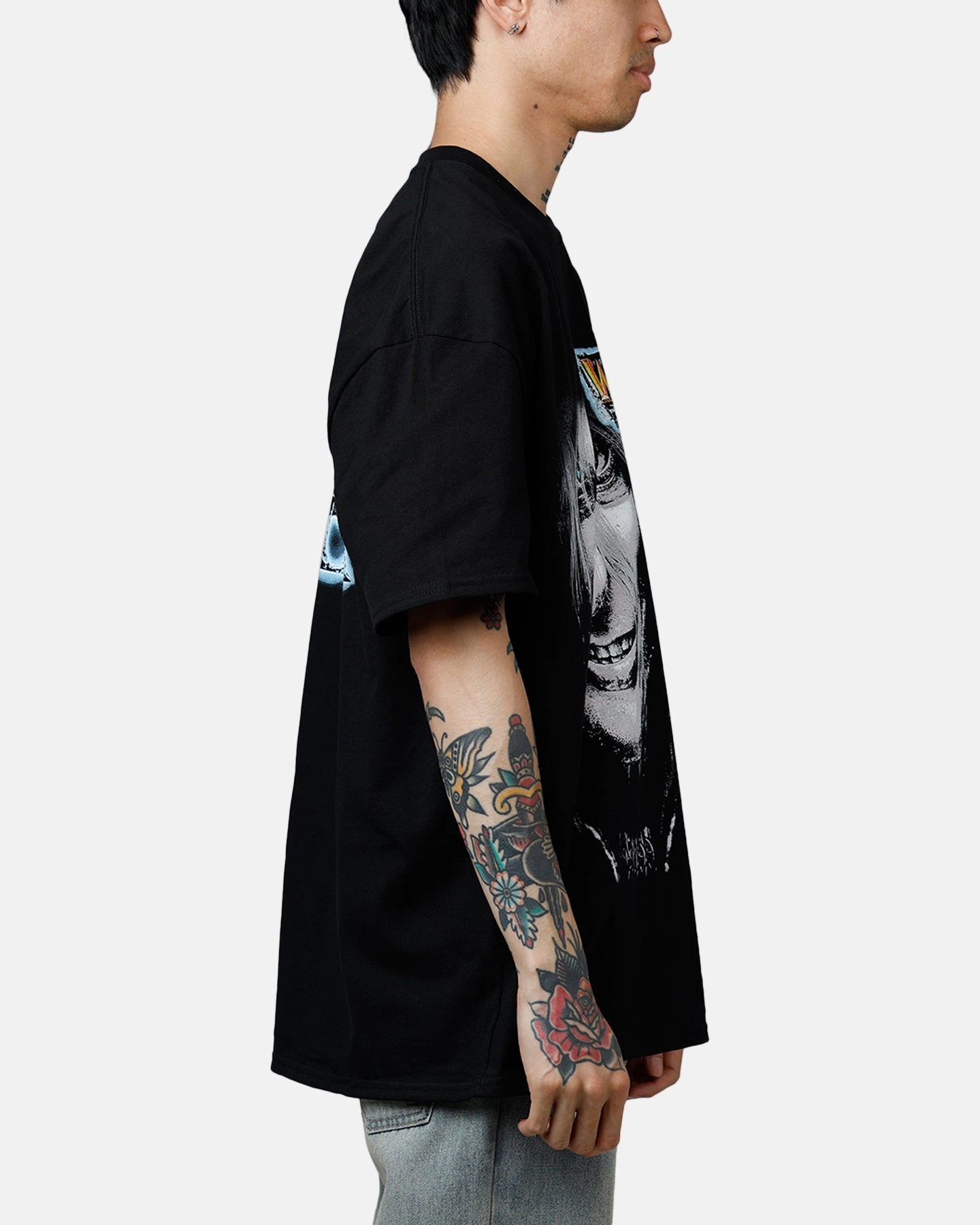 American Thrift X Warcraft III: The Frozen Throne T-Shirt Black Snag Free Fabric