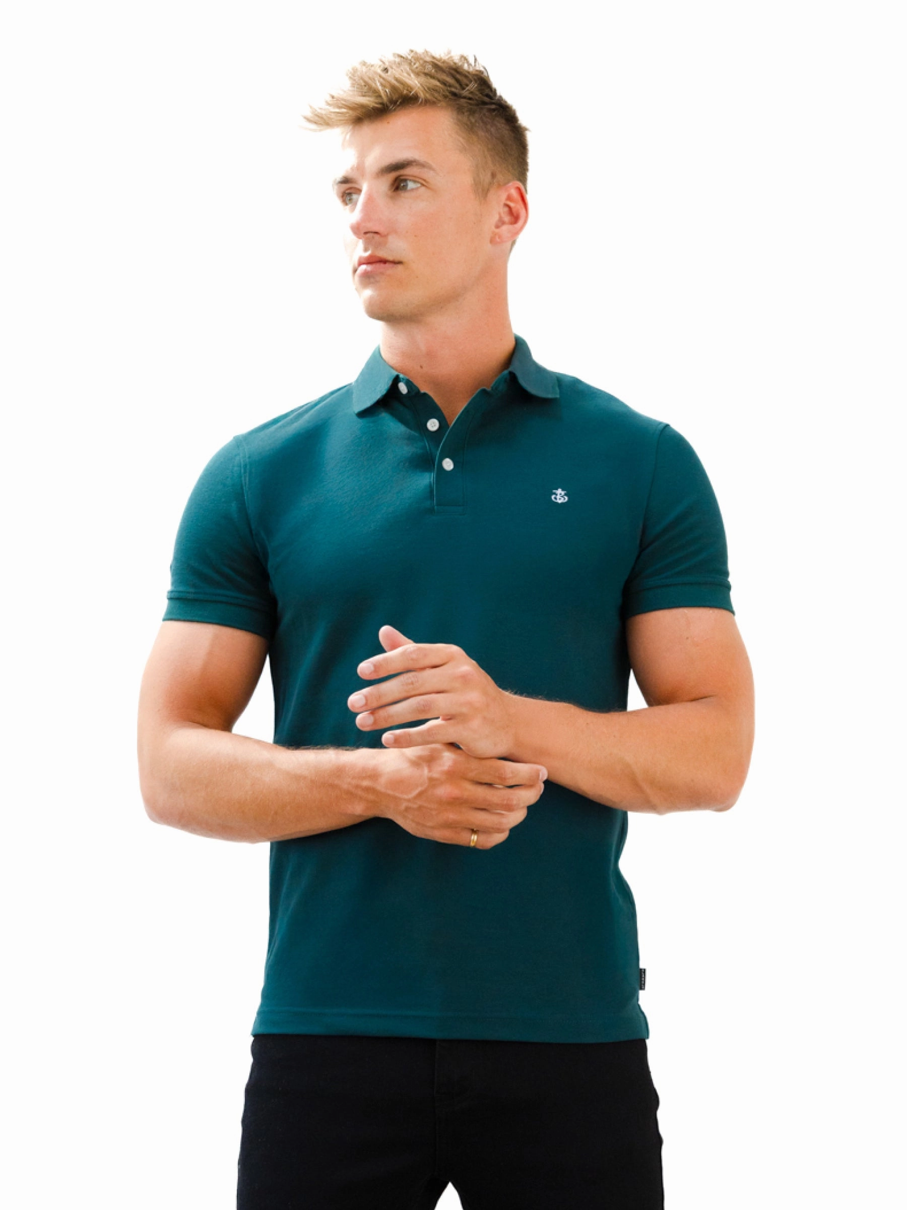 Ergonomic Back Panel Andorra Polo Shirt - Green