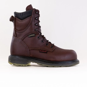 Comfort Lining Urban Commute Red Wing 2414 SuperSole 2.0 8'' Waterproof CSA Safety Toe (Men's) - Brown
