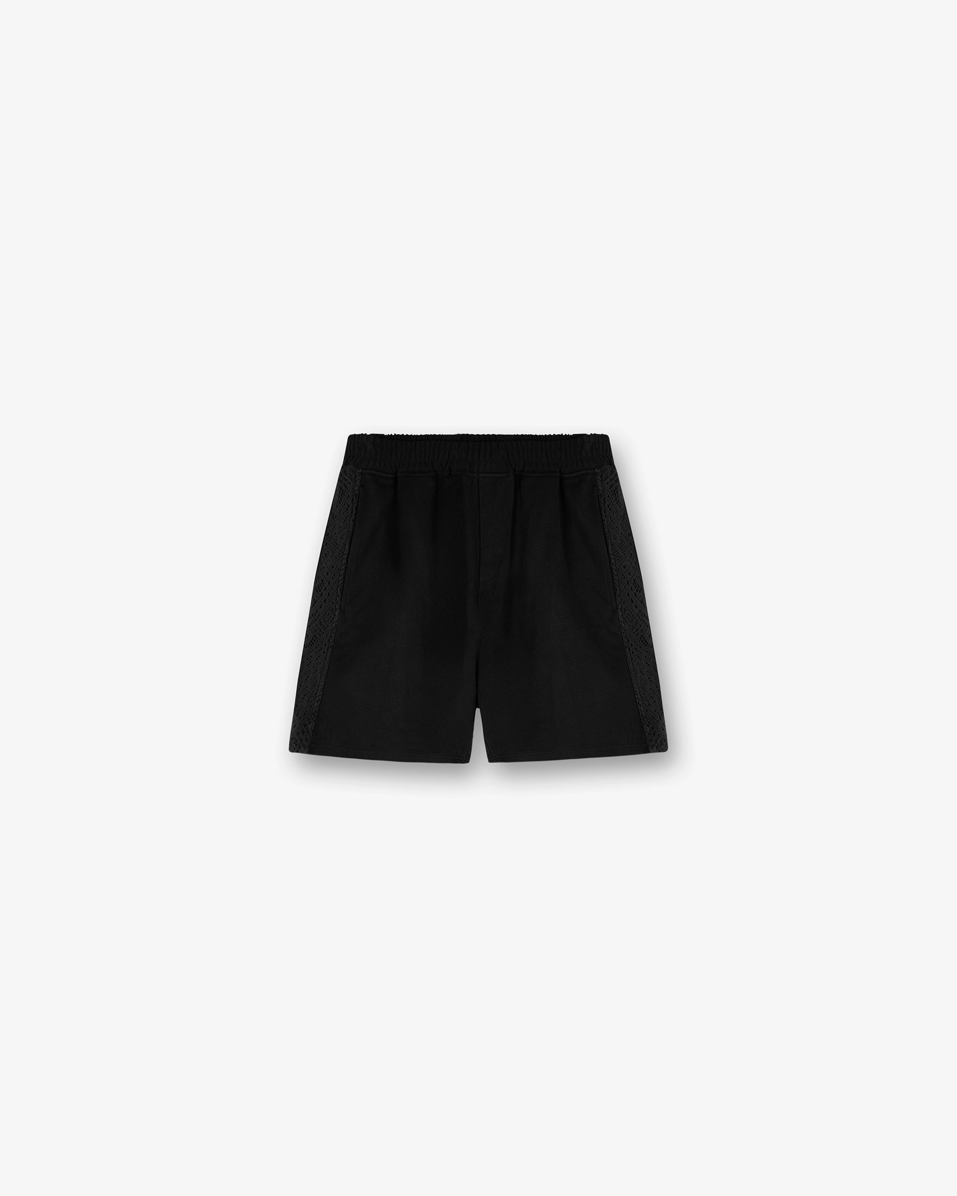Knitted Panel Short - Black overalls Hassle free maintenance