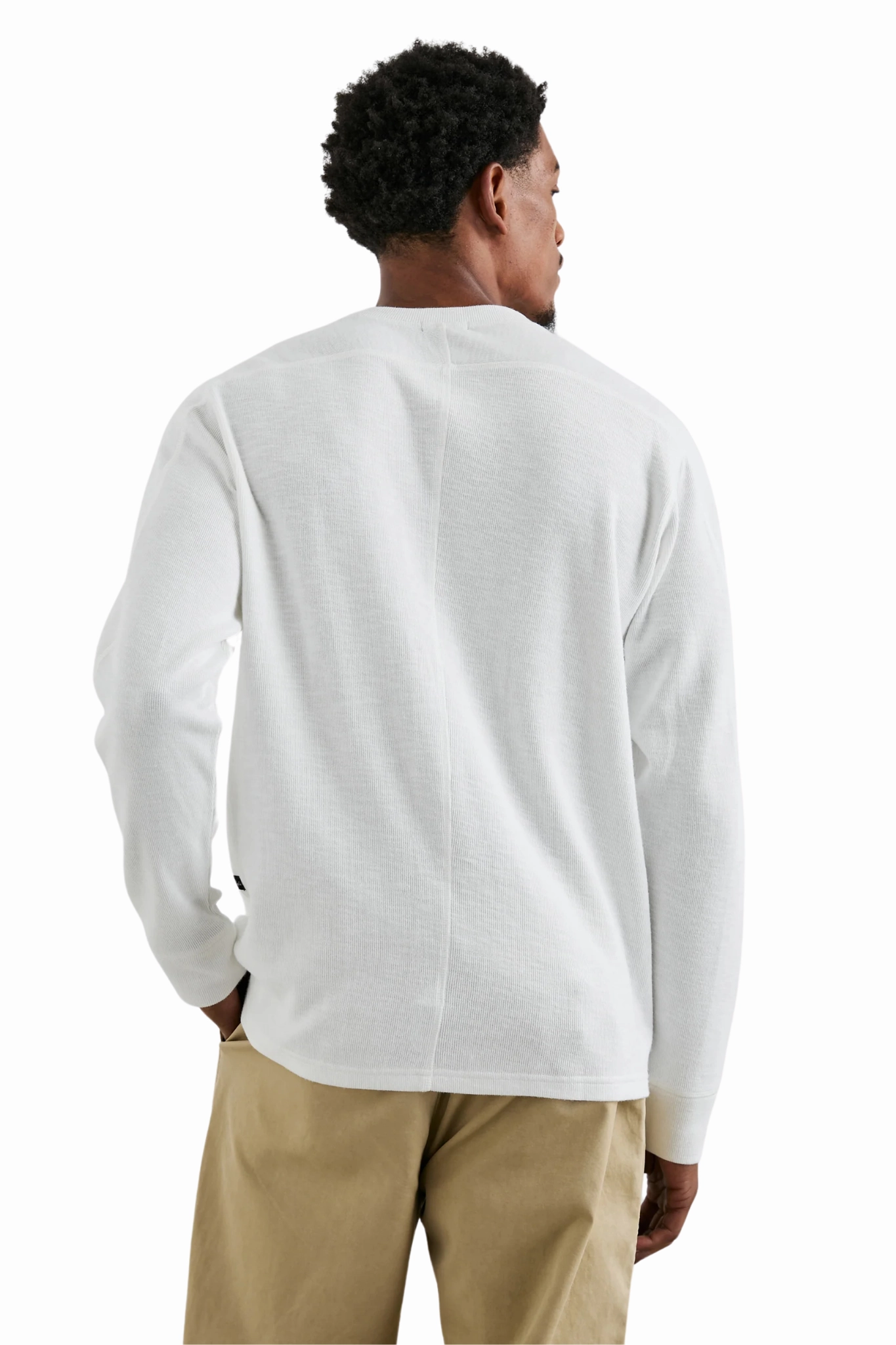 Moisture Management Tech Rheese Long Sleeve in Whitecap