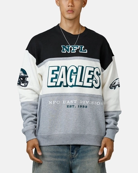 47 Brand Philadelphia Eagles Maximalist Crewneck Black/Green UltraSoft Lining