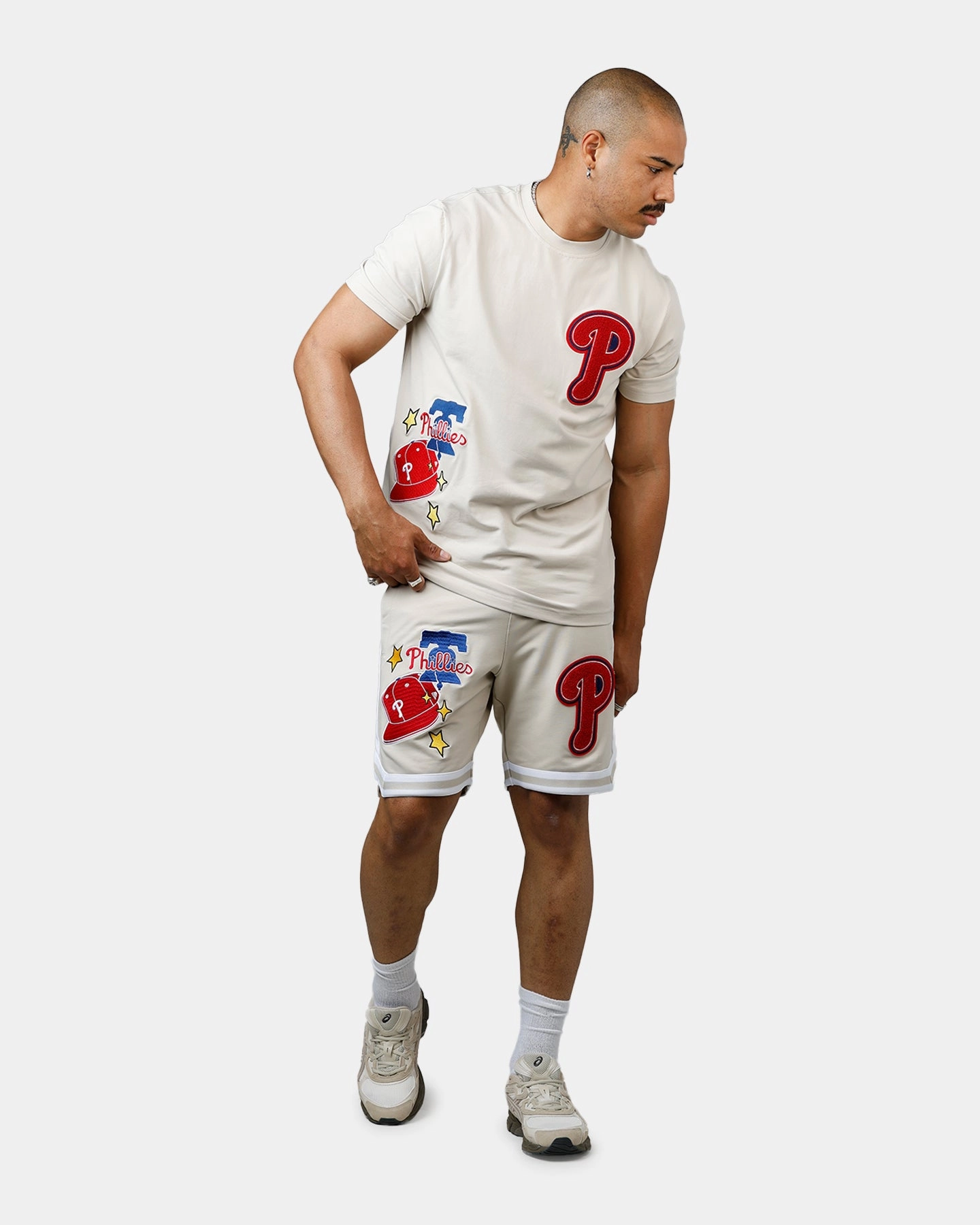 New Era Philadelphia Phillies 'Logo Select' Summer T-Shirt Stone Reinforced Seam Technique