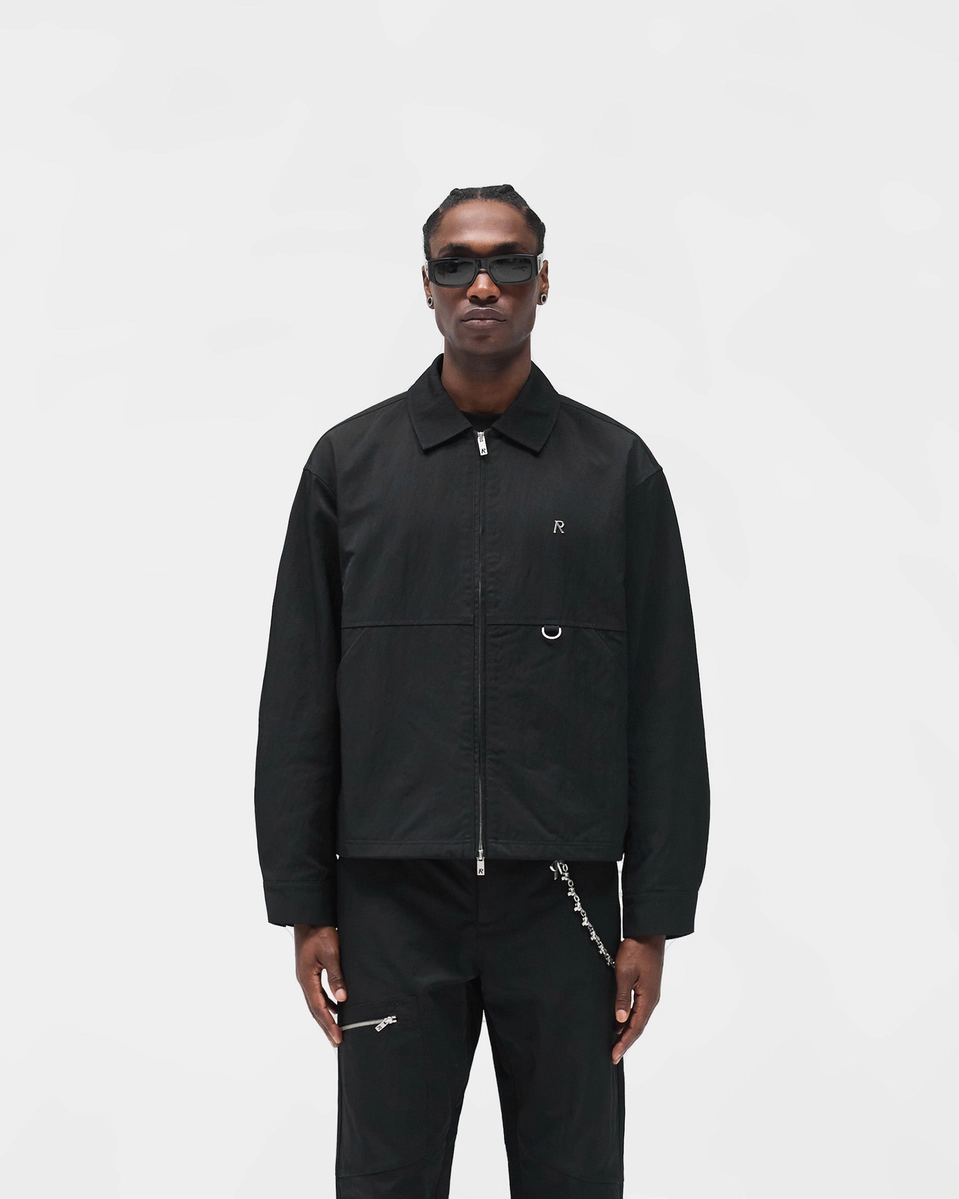 Nylon Overshirt - Jet Black Chill Wear