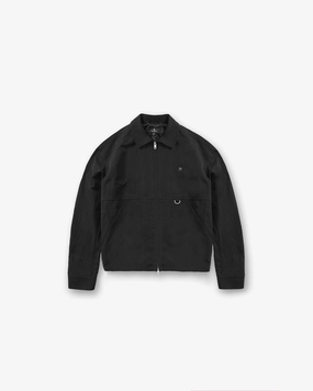Gift Idea Sustainable Manufacturing Process Nylon Overshirt - Jet Black
