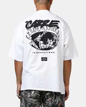 Carre Passport T-Shirt White EcoFriendly Manufacturing Foldable Cuff Design