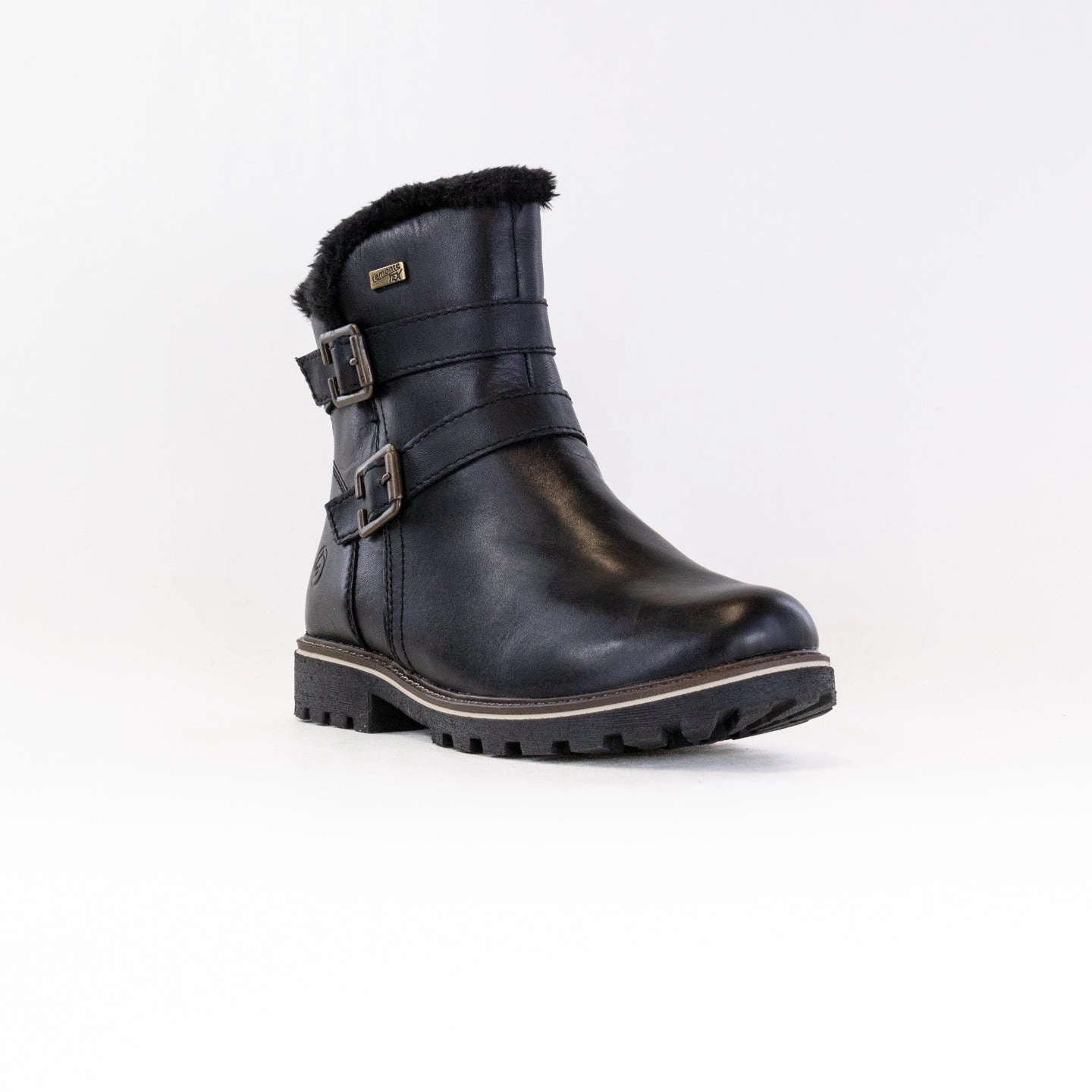 Grippy Outsole Trail Exploration Surfer Remonte D8484 Samira (Women's) - Black Leather