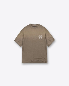 Crest T-Shirt - Dark Taupe No Fade Technology StretchReinforcedArmholes