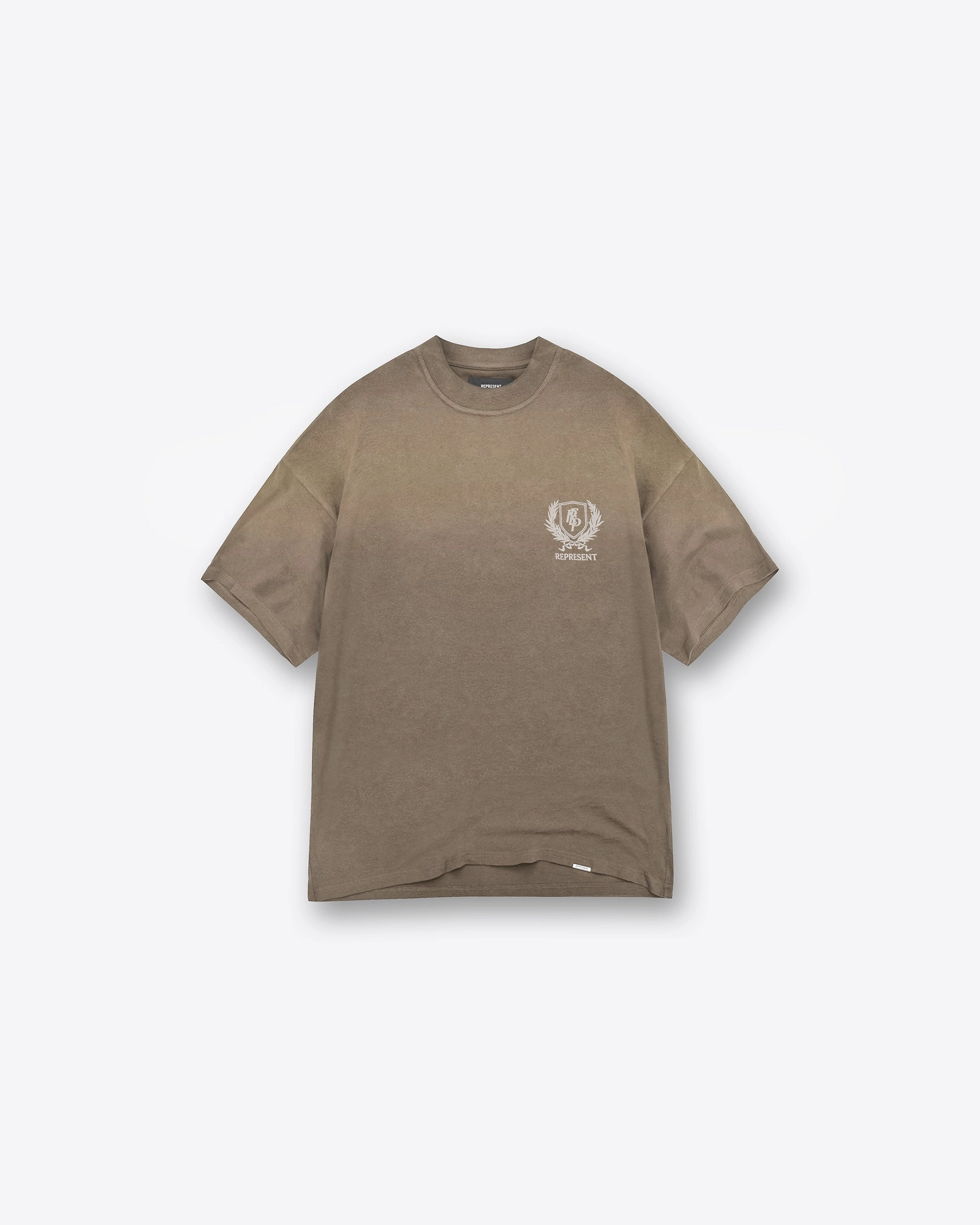 Crest T-Shirt - Dark Taupe No Fade Technology StretchReinforcedArmholes