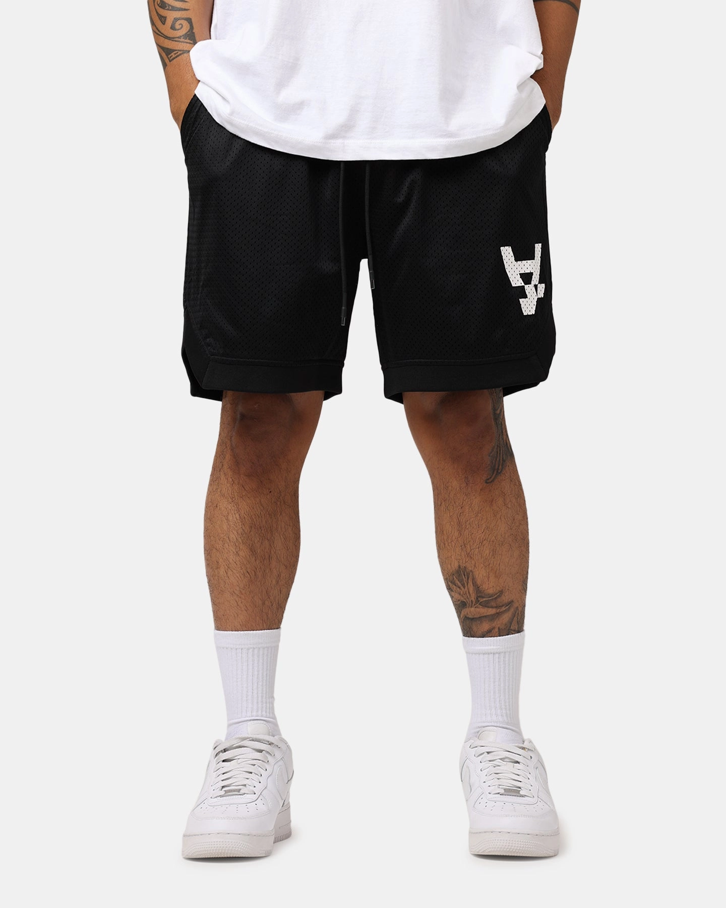 The Anti Order A Logo Basketball Shorts Black Fashionable Cut