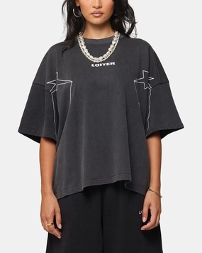 Loiter Dark Performance T-Shirt Charcoal AntiOdorTechnology Comfy Style