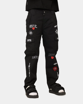 Layer Ready Loiter Sketch Cargo Pants Black