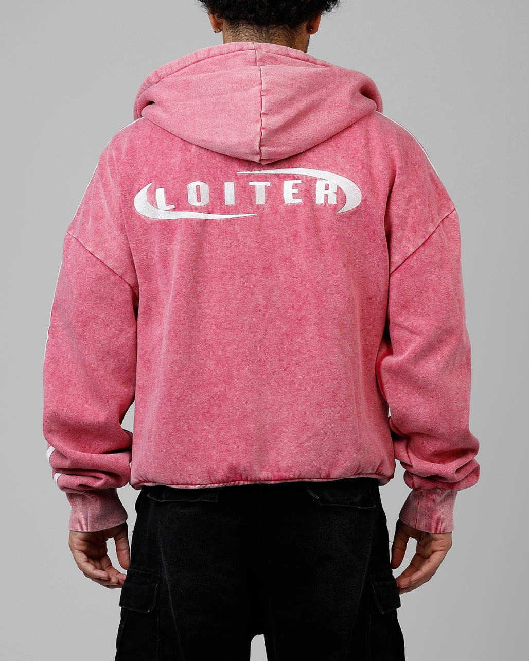 Loiter Night Vision Hoodie Washed Purple AntiStaticFabric
