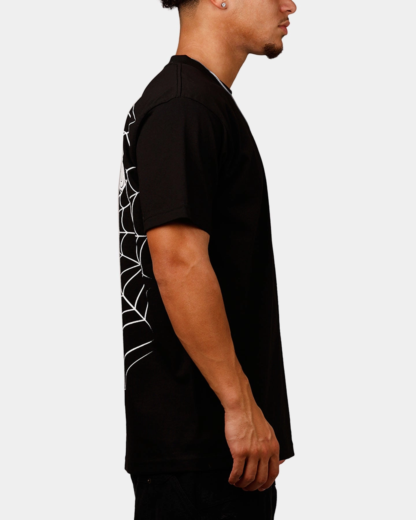 BreathableBack Microfiber Technology Mitchell & Ness Minnesota Timberwolves Web T-Shirt Black