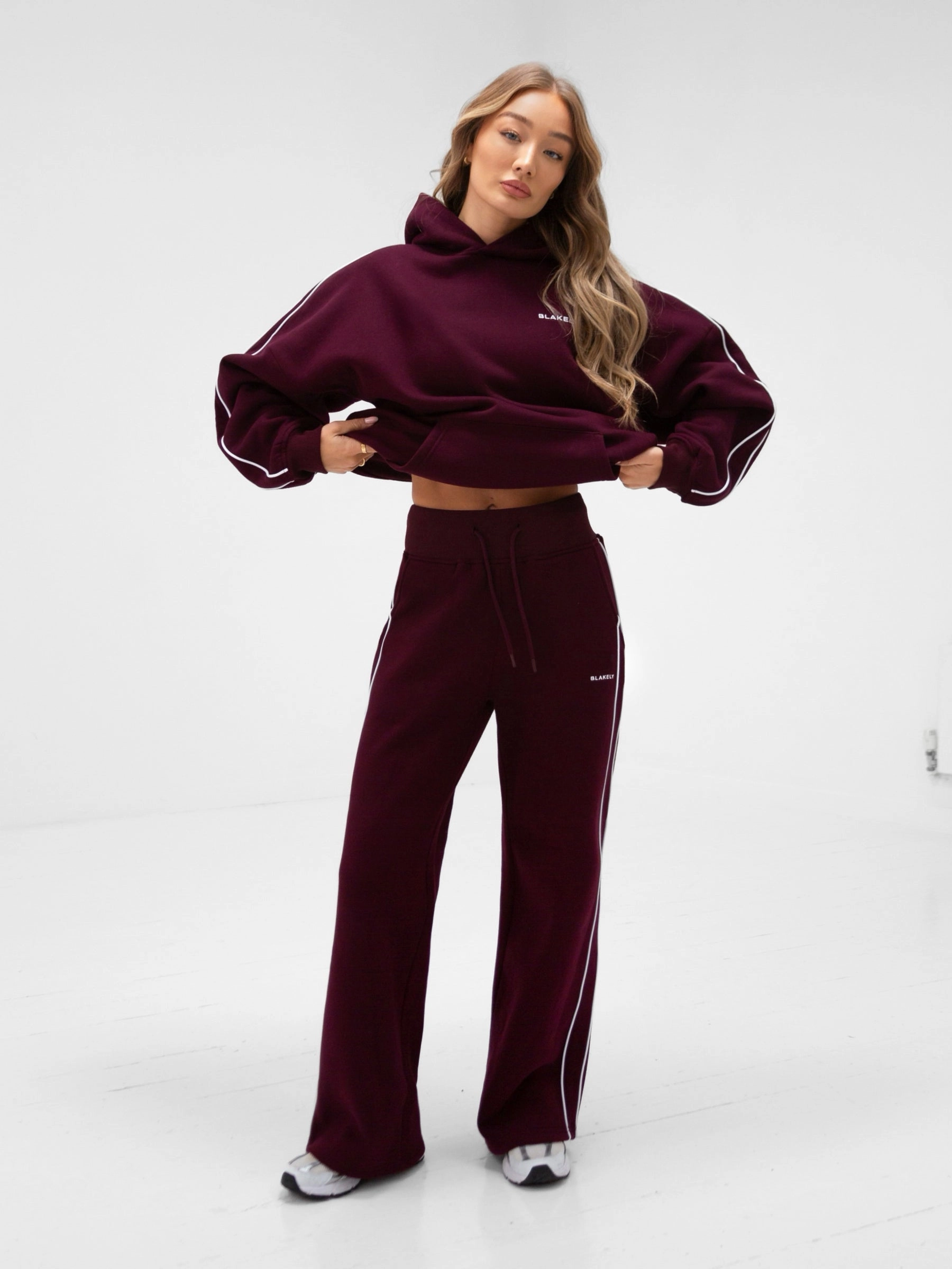 Lion like Spa wear Apex Pro Oversized Hoodie - Deep Burgundy