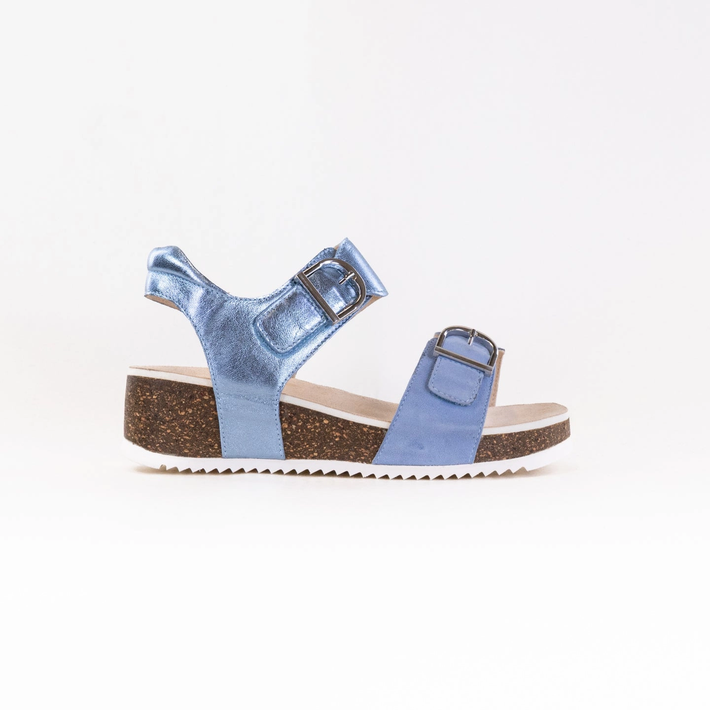 Effortless Walk Sports Wear ARA Norderney (Women's) - Azure Blue Suede