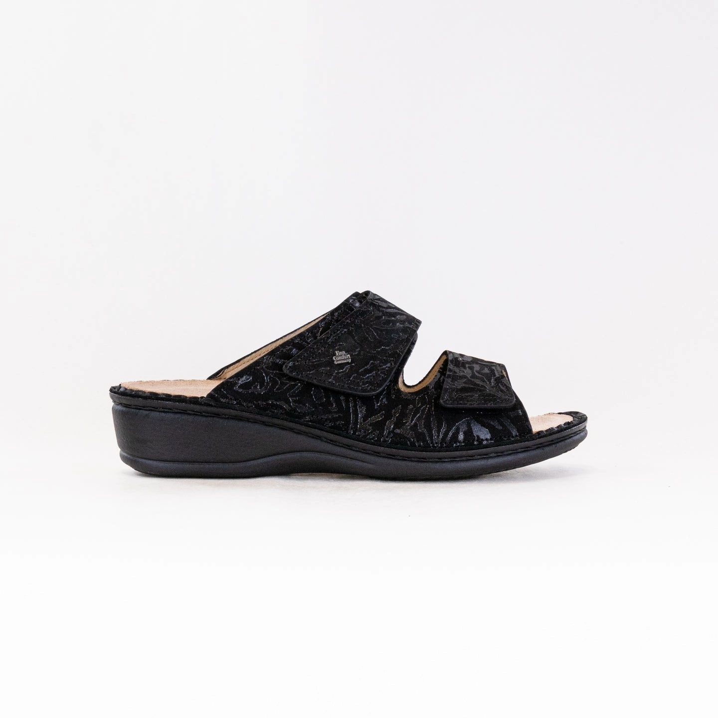 Finn Comfort Jamaika-S (Women's) - Black Deliza Quick Grab Clear Shape